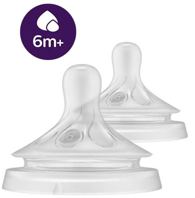 Соска Philips AVENT Natural Response Flow 6 6м+ 2 шт SCY966/02 (8710103985174) - зображення 2
