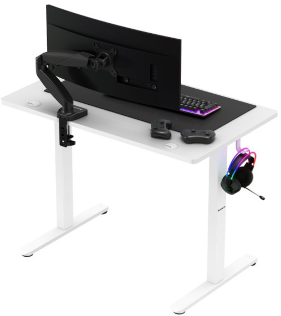 Biurko gamingowe Huzaro Hero 7.9 White - obraz 5