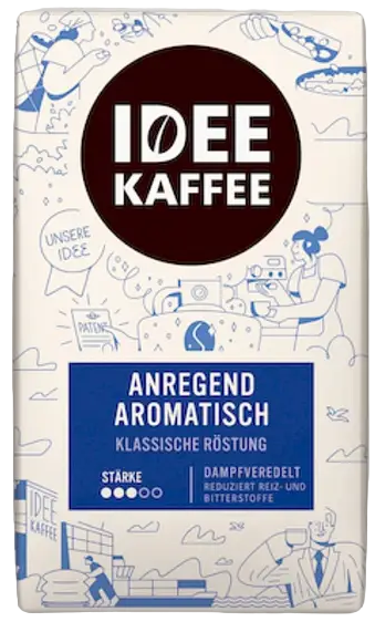 Кава JJ DARBOVEN Idee Kaffee мелена, 500 г - Фото 1 Кава JJ DARBOVEN Idee Kaffee мелена, 500 г - зображення 1