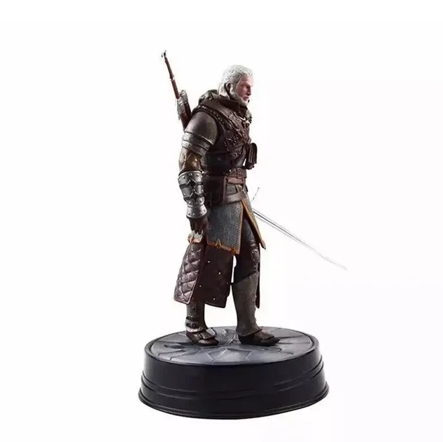 Фигурка Геральта из Ривии The Witcher 3 статуэтка Ведьмака 25 см, игрушка Geralt в коробке - изображение 4