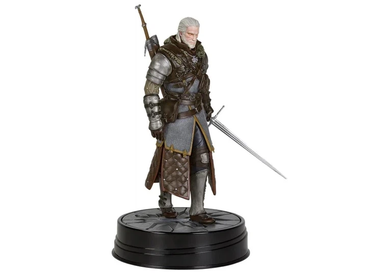 Фигурка Геральта из Ривии The Witcher 3 статуэтка Ведьмака 25 см, игрушка Geralt в коробке - изображение 8