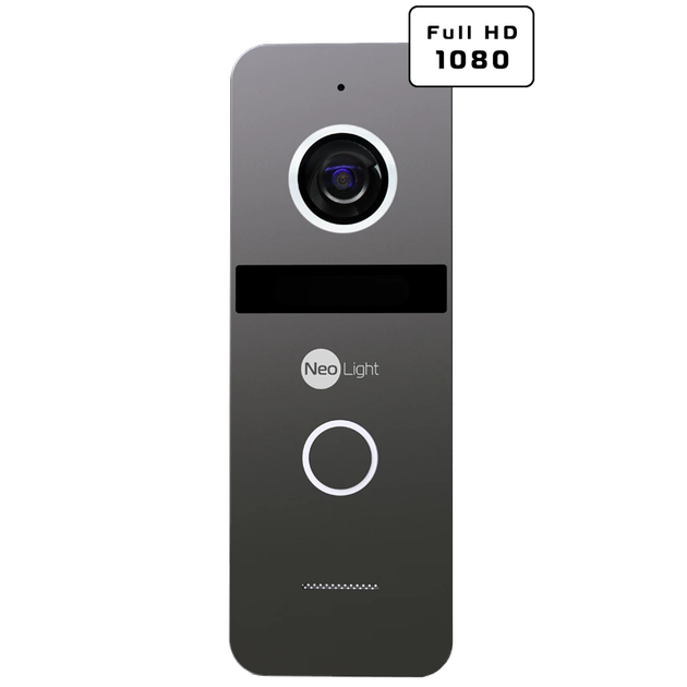 Комплект видеодомофона Neolight ALPHA Hybrid + SOLO FHD, 8" IPS, Wi-Fi, 1080p, IP66, White/Graphite - изображение 2