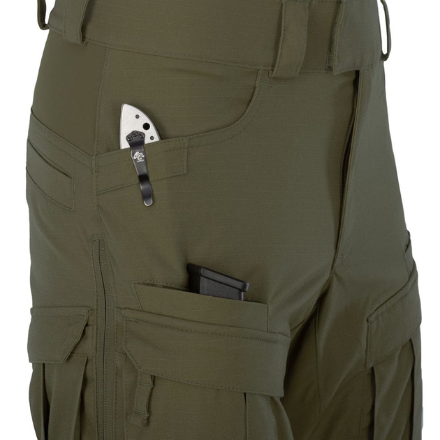 Штани Helikon MCDU DyNyCo Rip-Stop, Olive Green, W30/L34 - зображення 4