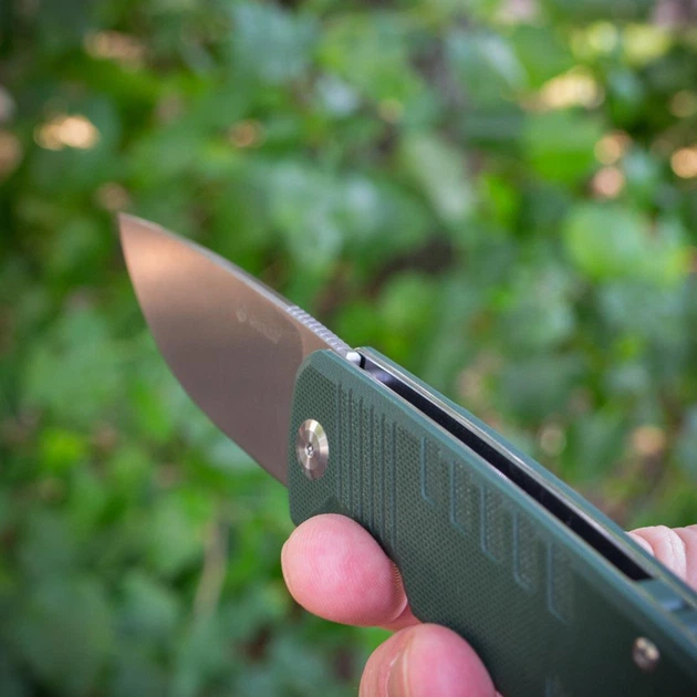 Нож складной Ganzo G769-GR, сталь D2, G10 зеленая - изображение 4