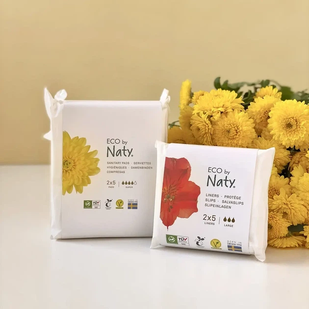 Сет органічних підгузок Eco by Naty, Розмір 3, 50 шт(від 4 до 9 кг) та Розмір 4+,42 шт(від 9 до 20 кг) - Фото 4 Сет органічних підгузок Eco by Naty, Розмір 3, 50 шт(від 4 до 9 кг) та Розмір 4+,42 шт(від 9 до 20 кг) - зображення 4