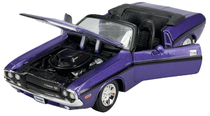 Металева модель автомобіля Maisto Dodge Challenger R/T Covertible 1970 Special Edition 1:24 (0090159064732) - зображення 4
