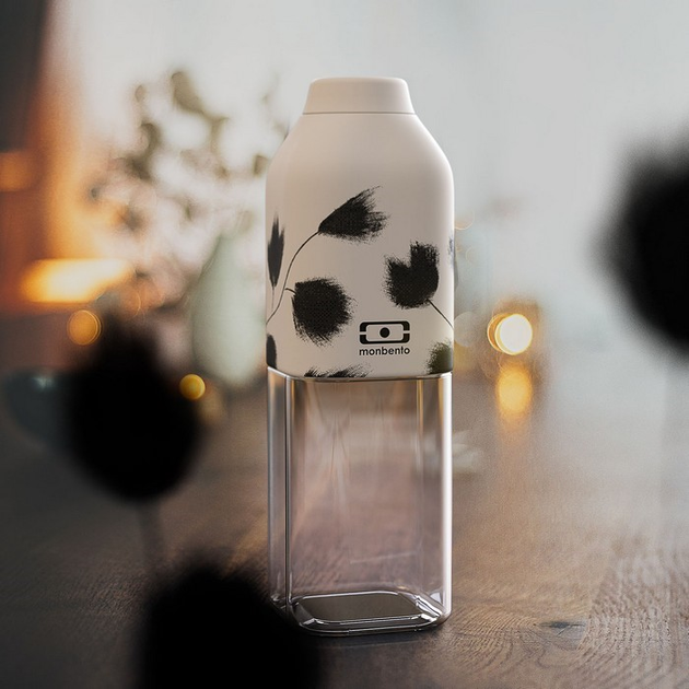 Butelka na wodę Monbento Positive M Graphic Plume 500 ml (3760367951342) - obraz 4