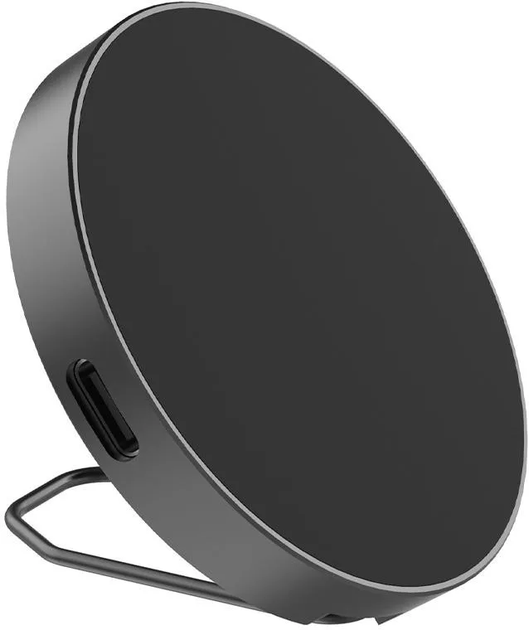 Бездротовий зарядний пристрій Forever Recycling Power 15W Black (5907457738539) - зображення 2