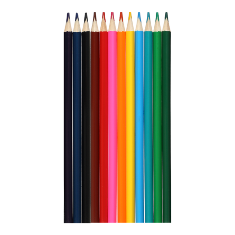 Олівці кольорові 12кол. ZiBi 2454 KIDS Line UNICORN тригранні, супер-м'які (24) /ZB.2454/ - зображення 3