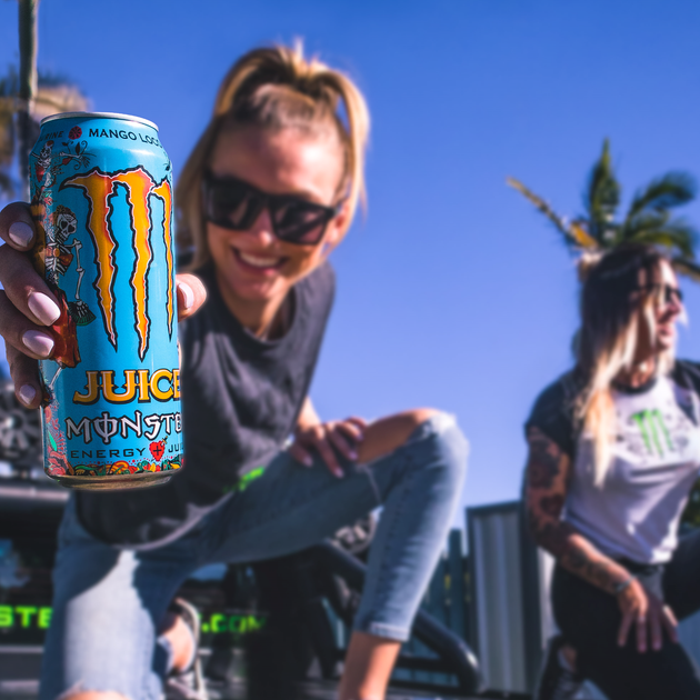 Упаковка безалкогольного енергетичного сильногазованого напою Monster Energy Mango Loco Juiced 500 мл х 12 банок (5060947547148) - зображення 4