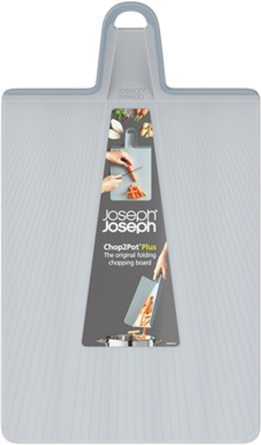 Обробна дошка Joseph Joseph Chop2Pot Plus Large сіра (5028420005103) - зображення 7