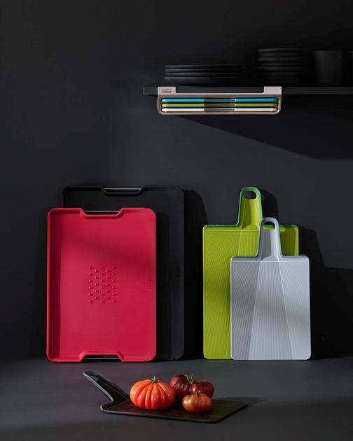 Обробна дошка Joseph Joseph Chop2Pot Plus Large сіра (5028420005103) - зображення 9