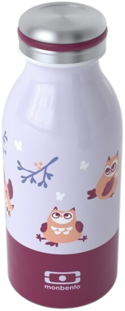 Butelka termiczna Monbento Cooly Graphic Owly 350 ml (3760367952479) - obraz 2