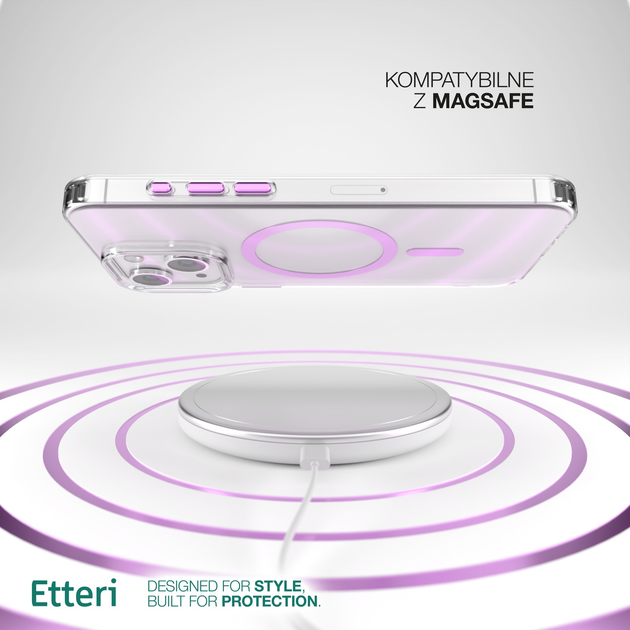 Панель Etteri Color Mag для Apple iPhone 13 Pink (5906961964458) - зображення 7