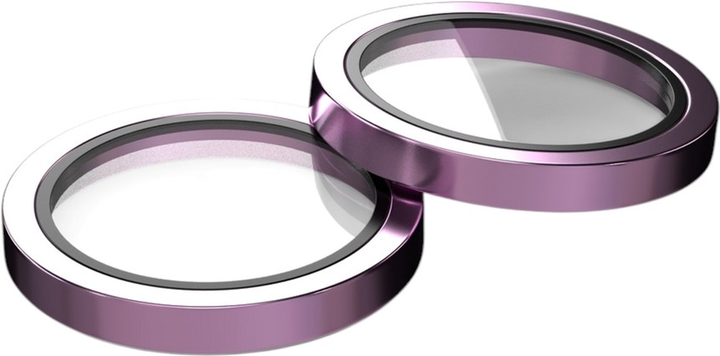 Szkło hartowane Etteri Camera Lens Protector do Apple iPhone 16 / 16 Plus Pink (5907504524559) - obraz 1