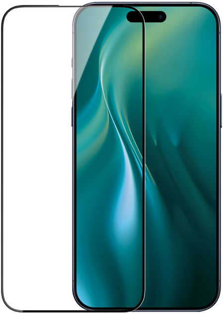 Szkło hartowane Etteri 9D Full Glue Premium do Apple iPhone 15 Pro Black (5907457798809) - obraz 1