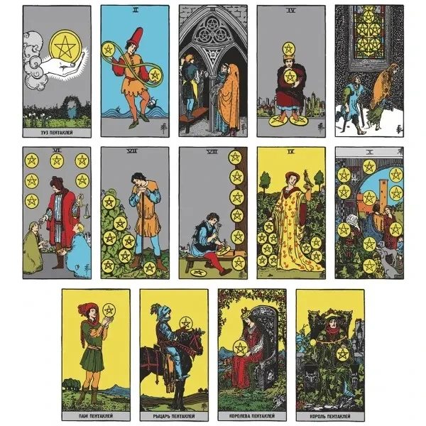 Карты Таро Райдера-Уэйта Солнце 78 карт (русский язык) - Фото 5 Карты Таро Райдера-Уэйта Солнце 78 карт (русский язык) - изображение 5