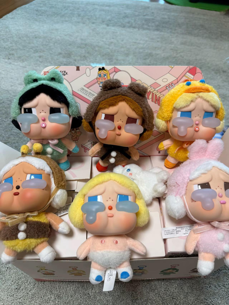CRYBABY CRYING AGAIN 3点セット Игрушка сюрприз брелок Лабубу labubu CRYBABY Crying Again