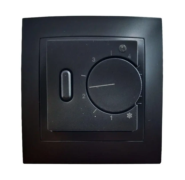Механический терморегулятор In-Therm RTC 70 SL для электрического теплого пола с выносным датчиком температуры 3 м Black Mate - Фото 2 Механический терморегулятор In-Therm RTC 70 SL для электрического теплого пола с выносным датчиком температуры 3 м Black Mate - изображение 2