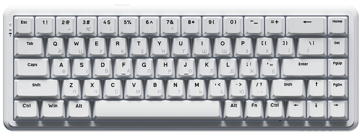 Клавіатура механічна дротова Ajazz AK680 MAX Magnetic Switch RGB USB White (AK680-WM-W-A) - Фото 1 Клавіатура механічна дротова Ajazz AK680 MAX Magnetic Switch RGB USB White (AK680-WM-W-A) - изображение 1