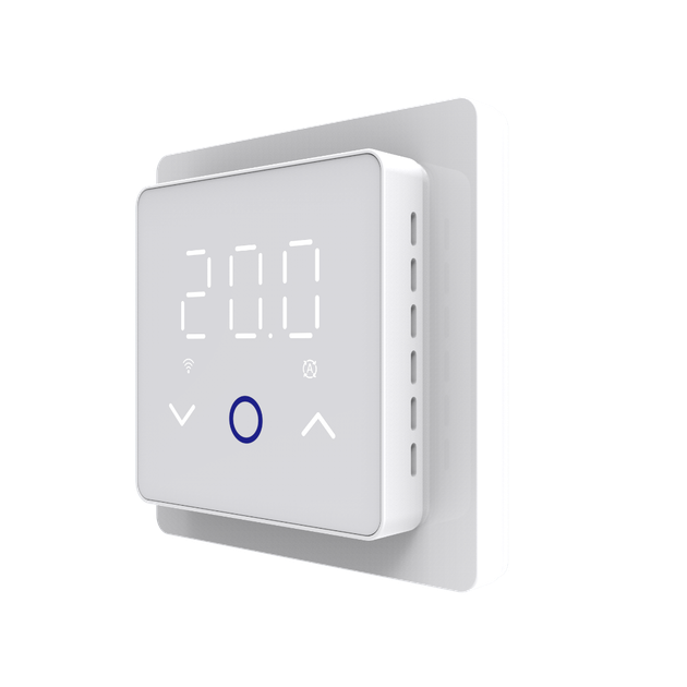 Программируемый терморегулятор In-Therm PWT 029 Wi-Fi белый матовый с выносным датчиком температуры для электрического теплого пола и систем отопления, ручной и автоматический режимы, защита от детей. - изображение 2