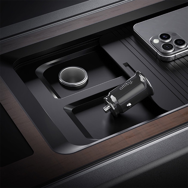Ładowarka samochodowa Allity ACC-100-30WAC USB Type-A + USB Type-C 30 W Black (5906667550412) - obraz 4