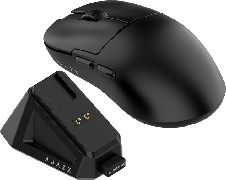 Миша Ajazz AJ159P MC Charging Dock Wireless/Bluetooth/USB Black (AJ159P-MC-B) - изображение 4