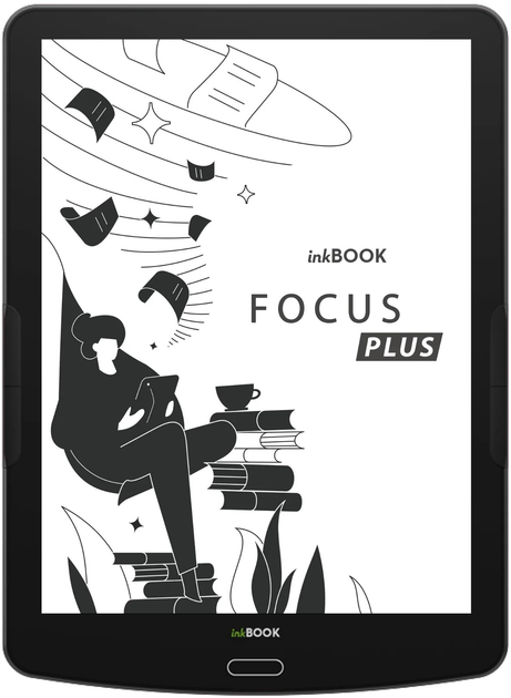 Czytnik e-booków inkBOOK Focus Plus Black (5904050740419) - obraz 1
