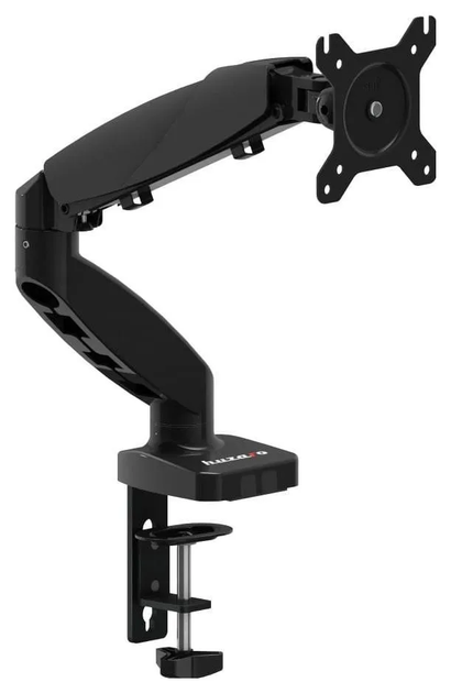 Uchwyt biurkowy do wyświetlacza Huzaro Motion 1.2 27" Black (5903796015294) - obraz 1