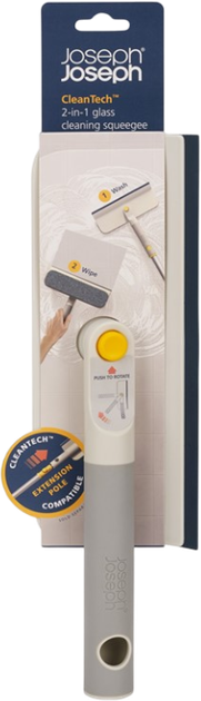 Myjka do okien i szyb Joseph Joseph CleanTech 2 w 1 szara (5028420012958) - obraz 20