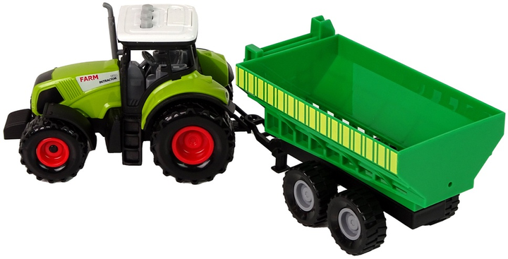 Набір іграшок LEAN Toys Трактор з причепом і цистерною, зі звуком і світлодіодами 15221 (5905515356060) - зображення 7