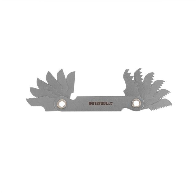Резьбомер метрический Intertool 0.5-3мм (12шт) (SD-8400) - Фото 3 Резьбомер метрический Intertool 0.5-3мм (12шт) (SD-8400) - изображение 3