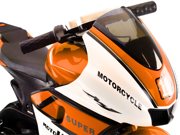 Motorek dla dzieci LEAN Toys HT-5188 Pomarańczowy 9127 (5904204751469) - obraz 4