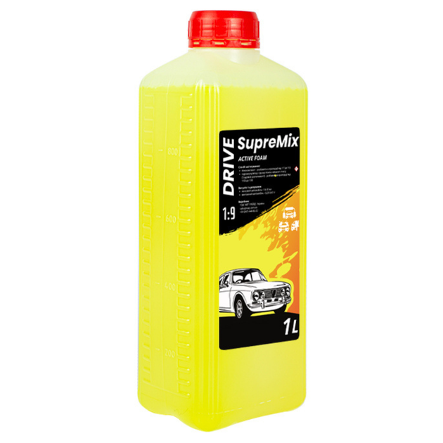 Пена активная для бесконтактной мойки SupreMix DRIVE 1:9 1 л - изображение 2