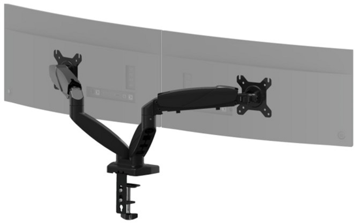 Mocowanie stołowe do wyświetlaczy Huzaro Motion 2.2 27" Black (5903796015300) - obraz 7