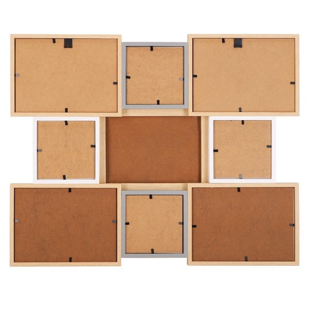 Multirama Springos na 9 zdjęć 13×18 cm i 10×10 cm brązowo-szara (5907719478920) - obraz 4