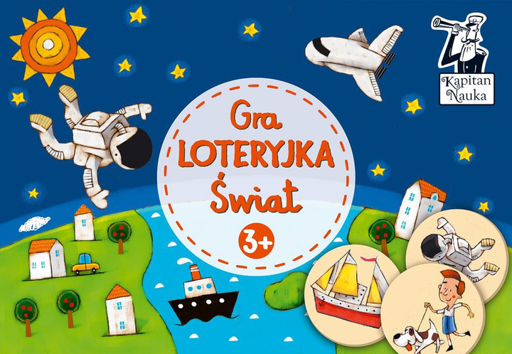 Gra planszowa Kapitan Edgard Nauka Gra Loteryjka Świat (9788377887332) - obraz 2