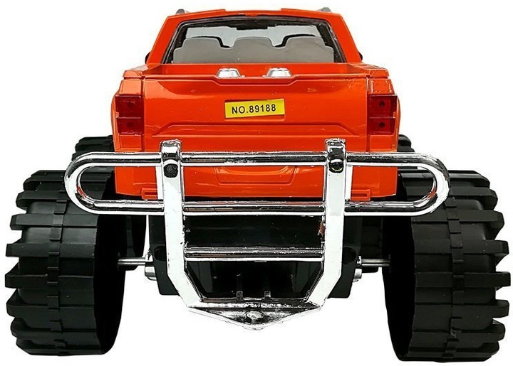 Zestaw zabawek LEAN Toys Monster Truck Czerwony + Laweta + BMW Czarne 9268 (5904204753159) - obraz 11