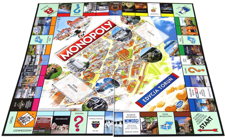 Настільна гра Winning Moves Монополія: Видання Торунь (5036905003018) - зображення 6