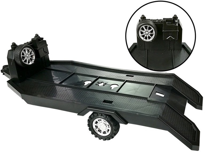 Zestaw zabawek LEAN Toys Monster truck Pomarańczowy + BMW laweta Czerwony 5099 (5907625589482) - obraz 5