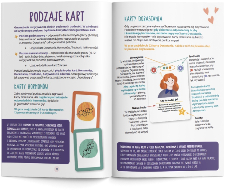 Gra planszowa edukacyjna Moonka Dorastanie (5904044998000) - obraz 3