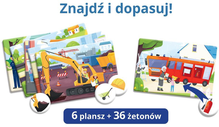 Gra planszowa Edgard Kapitan Nauka Gra Loteryjka Pojazdy (5903699821497) - obraz 5