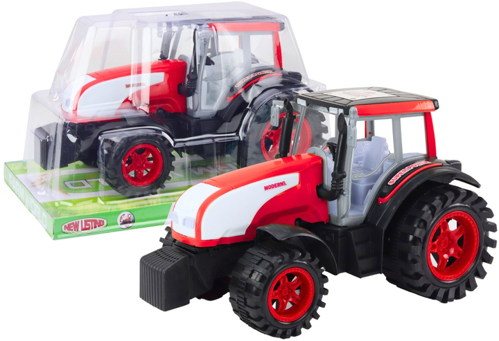 Zabawka LEAN Toys Duży traktor farmerski z napędem Czerwony 18624 (5905991017974) - obraz 2