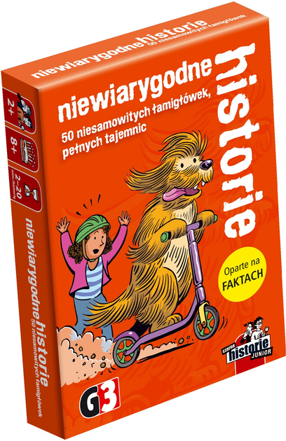 Gra planszowa G3 Czarne historie junior Niewiarygodne historie (5904413301745) - obraz 1