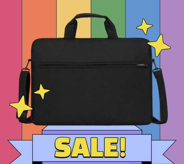 Сумка для ноутбука Bagmax 15.6" плоская с карманом для аксессуаров и плечевым ремнем Черный (S722-1) - Фото 7 Сумка для ноутбука Bagmax 15.6" плоская с карманом для аксессуаров и плечевым ремнем Черный (S722-1) - изображение 7