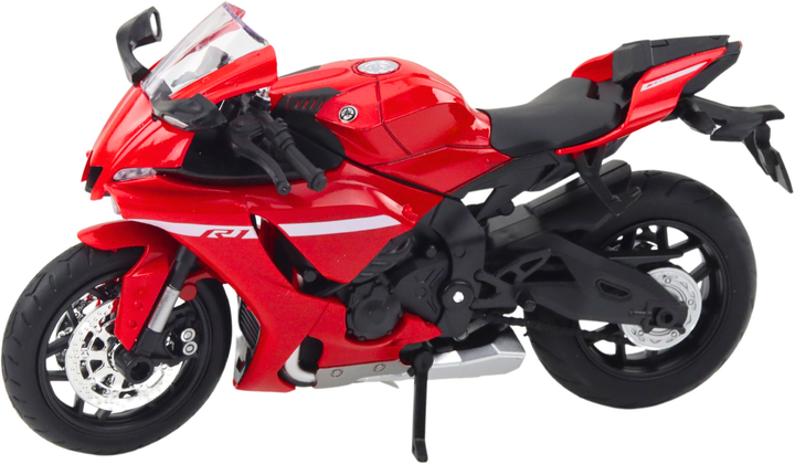 Іграшка LEAN Toys Спортивний мотоцикл R1 металевий зі світлом і звуками 1:12 Червоний 22629 (5905991049784) - зображення 3