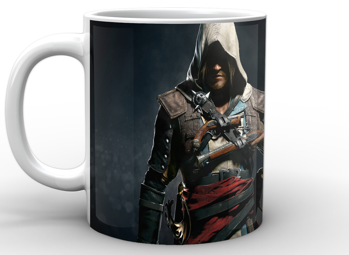 Кухоль біла Assassins Creed Кредо Ассасіна чорний прапор AC.02.06 - зображення 6