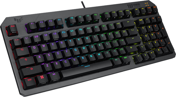 Klawiatura przewodowa ASUS TUF Gaming K3 Gen II USB RGB Black (4711387335963) - obraz 3