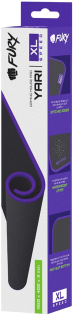 Podkładka pod myszkę Fury Yari Speed XL Black (5901969445756) - obraz 5