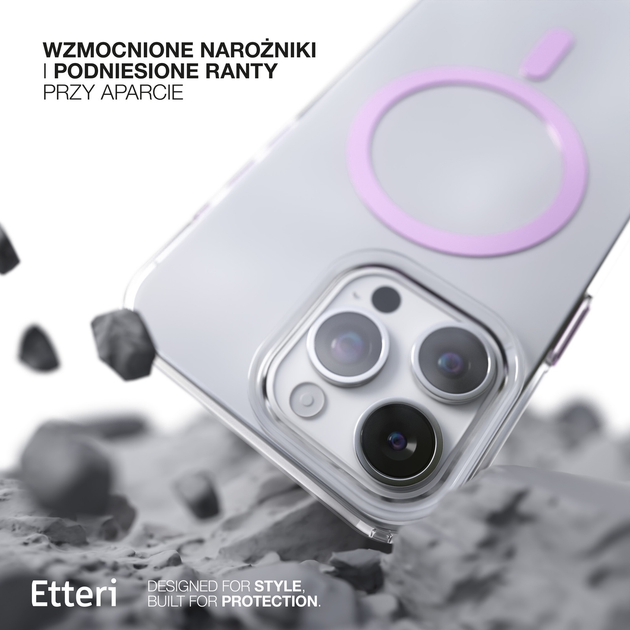 Etui plecki Etteri Color Mag do Apple iPhone 16 Pro Pink (5906961964557) - obraz 6